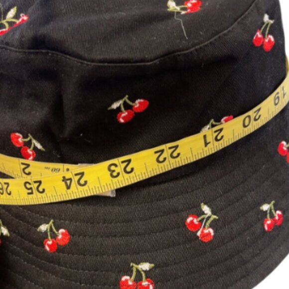 UNBRANDED | CHERRY EMBROIDERED BUCKET HAT - Picture 9 of 9